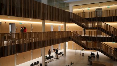 Interior del centro de salud de Lezkairu