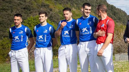 LOS DE ASPE. Zabala, José Javier Zabaleta, Darío, Ezkurdia y Elordi, en Urdaibai./