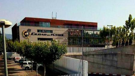 Vista de la sede de la RFEF en la Ciudad del Fútbol de Las Rozas.