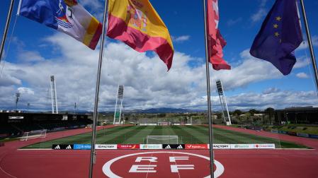 Campos de la Real Federación Española de Fútbol (RFEF), este miércoles en la Ciudad del Fútbol de Las Rozas