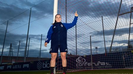 A: J.P. Urdíroz
F: 03-04-2024
P: 
L: Pamplona. Instalaciones del C.A. Osasuna en Tajonar.
T: Fútbol Femenino. Entrevista a Merche Izal.