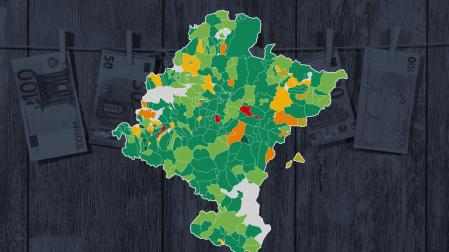 Pulse sobre los municipios en el gráfico inferior para ver los datos completos