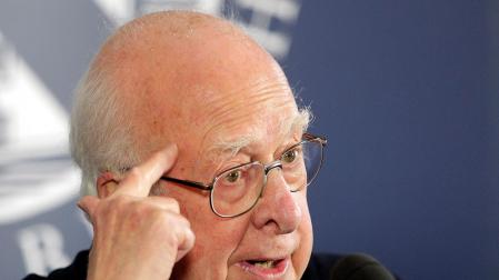 El científico Peter Higgs, en una fotografía de archivo