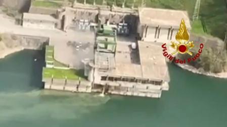 Central hidroeléctrica del embalse de Suviana