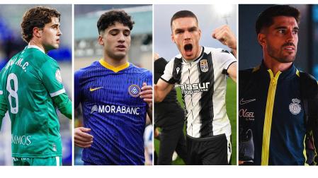 De izda. a dcha., Javi Martínez, Iker Benito, Diego Moreno y Nacho Vidal./