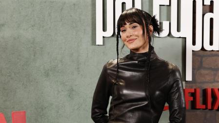 Aitana, en la presentación de 'Pared con pared'