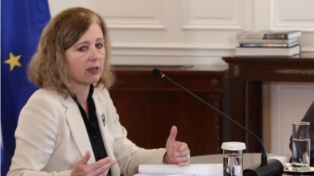 La vicepresidenta comunitaria Vera Jourová sustituirá a Didier Reynders, en la mediación de las negociaciones con el PSOE y el PP para la renovación del Consejo General del Poder Judicial (CGPJ)