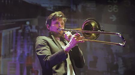El trombonista Miguel Tantos