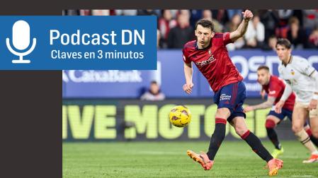 Ante Budimir lanza el penalti contra el Valencia CF en El Sadar
