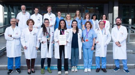 Equipo de radioterapia del Hospital Universitario de Navarra
