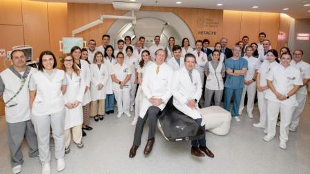 Miembros del equipo multidisciplinar que conforman la Unidad de Protonterapia del Cancer Center Clínica Universidad de Navarra que cumple 4 años en funcionamiento