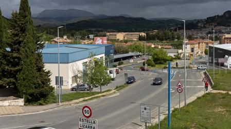 Parte superior de la cuesta donde se produjo el accidente