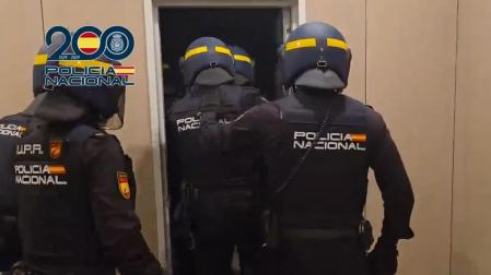 La Policía Nacional efectuó varios registros en el transcurso de la operación