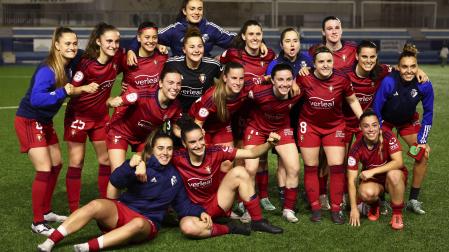 Las jugadoras de Osasuna