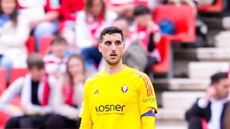 Sergio Herrera, portero de Osasuna