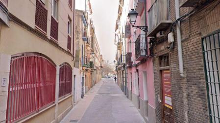 Imagen de la calle Boggiero de Zaragoza, donde ha fallecido la mujer