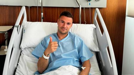 Gorka Guruzeta, baja contra Osasuna, tras ser intervenido de una apendicitis