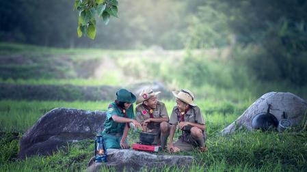 Imagen de archivo de unos Boy Scouts
