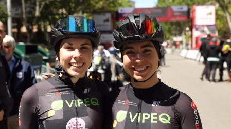 Las ciclistas Goretti Sesma y Saioa Orgambide fueron las únicas navarras en tomar la salida