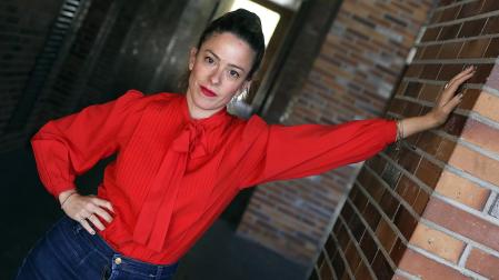 Andrea Jaurrieta, en los cines Golem de Pamplona
