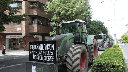 Tractorada este viernes en Pamplona.
