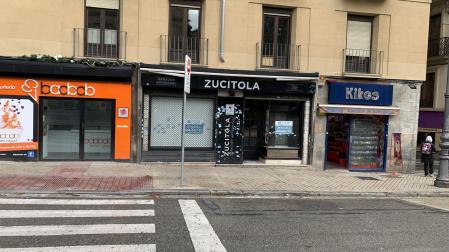 La antigua Zucitola del paseo de Sarasate de Pamplona, donde va a abrir un local de comida sana