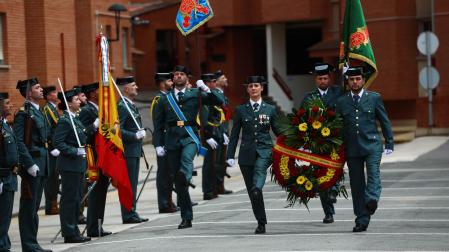 Homenaje al guardia civil asesinado en Barbate