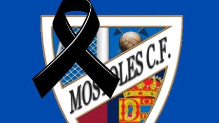 Imagen publicada por el Móstoles CF en la red social X junto al comunicado del fallecimiento de su jugador