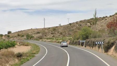 La salida de vía ha tenido lugar en la NA-134, en Azagra