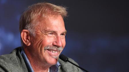Kevin Costner, durante su comparecencia ante la prensa en Cannes