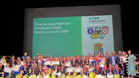 El equipo de San Cernin en la Olimpiada de Educación Vial