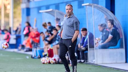 Josu Domínguez, en la Ciudad Deportiva Jarque