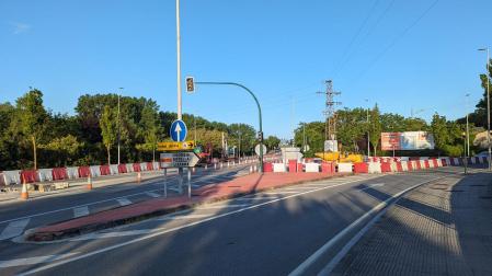 Prohibido el giro a la izquierda en el cruce entre San Jorge y carretera Estella un mes por obras