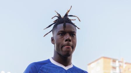 Nico Williams, en el encuentro frente al Rayo Vallecano