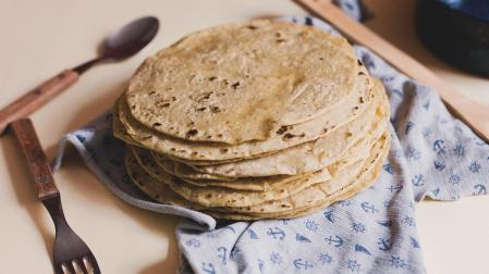 Imagen de varias tortillas mexicanas