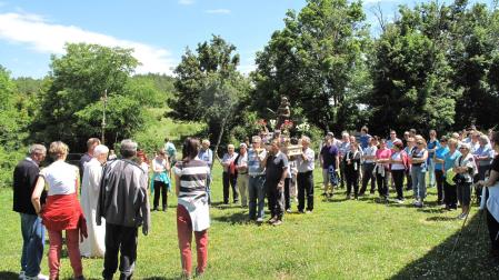 Bendición de campos en San Antonio. Aguinaga de Arriasgoiti.