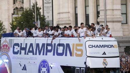 Celebración del Real Madrid de la Decimoquinta Copa de Europa.