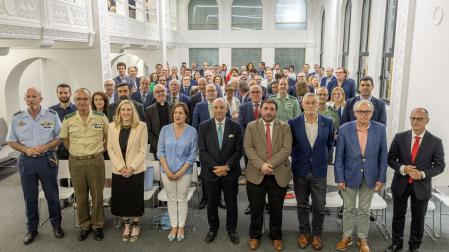 Asistentes al acto para celebrar el 125º aniversario de la Cámara de Comercio e Industria de Navarra