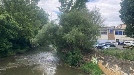 Instalaciones de IONGRAF desde el puente de San Andrés