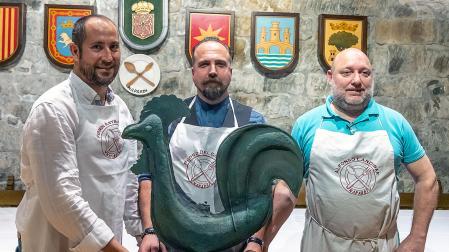 Fermín Astráin, Pedro Del Guayo y Alfonso Landíbar