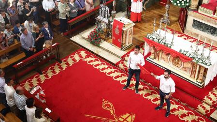 Vídeo con la última misa de la escalera de San Fermín