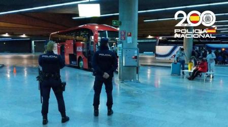 Los agentes se desplazaron hasta la estación de Pamplona y detuvieron al individuo