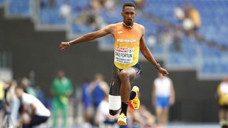 Jordan Díaz en el Europeo de atletismo