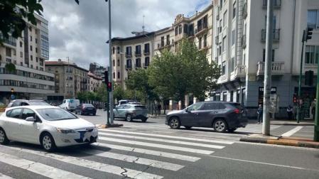 Uno de los atropellos se produjo en un paso de peatones de la plaza de Merindades