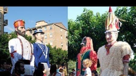 La comparsa de San Juan-Donibane.