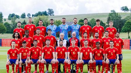 Foto oficial de la Selección Española Masculina de Fútbol