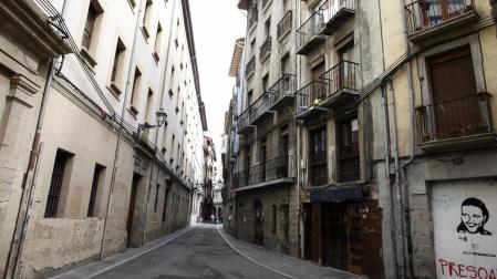 El Casco Viejo de Pamplona ha sido objeto de desalojos, sin ir más lejos hace apenas unos meses
