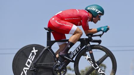 Hugo Aznar, campeón de España de crono.