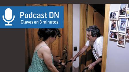 María García y su marido, Carlos Ardanaz, diagnosticado de ELA