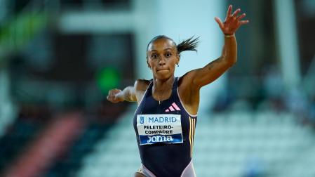 La reciente campeona de Europa de triple salto, Ana Peleteiro